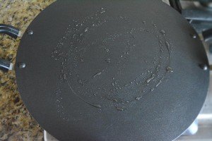 Heat a griddle