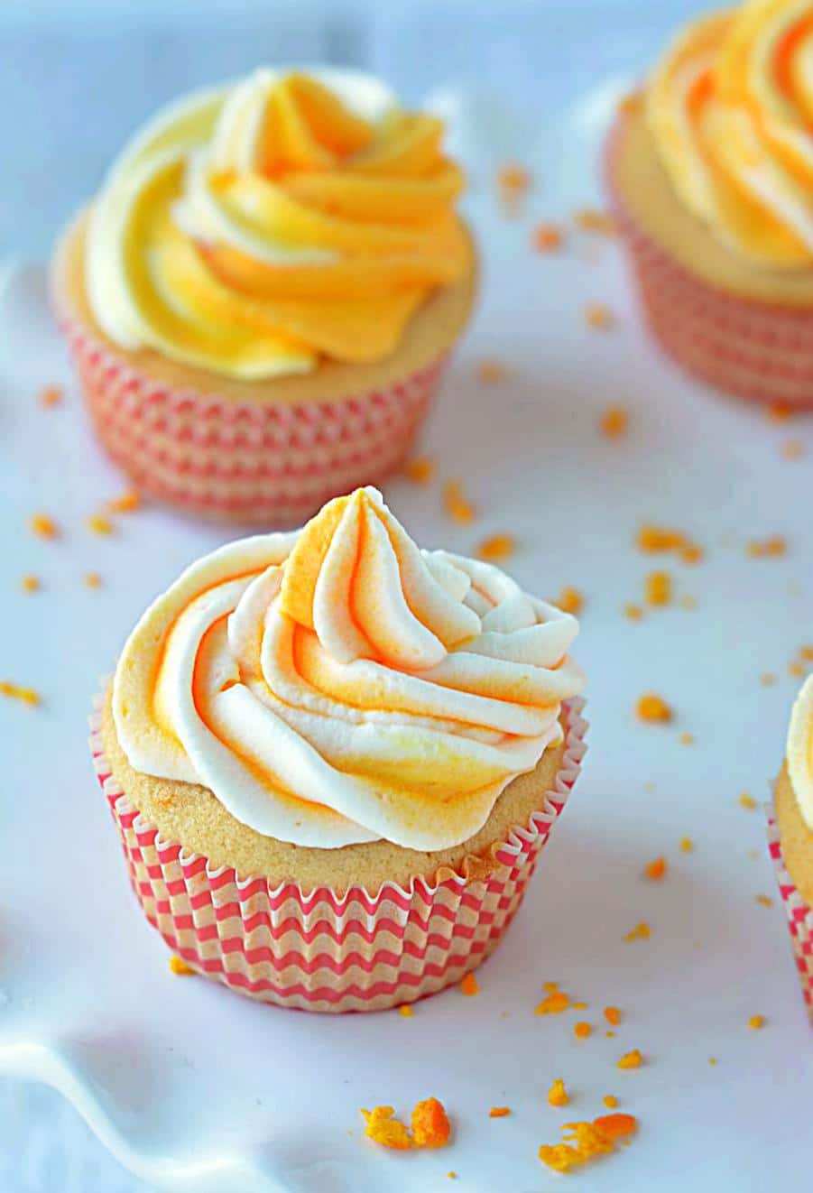 Tested & tried Eggless Orange Cupcakes, Orange cupcakes Tested & tried Eggless Orange Cupcakes, Orange cupcakes