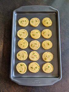 Freshly baked cookies