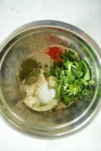 Add flour to a bowl