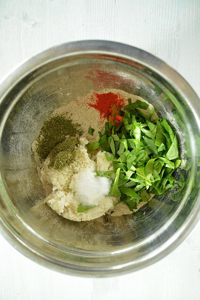 Add flour to a bowl