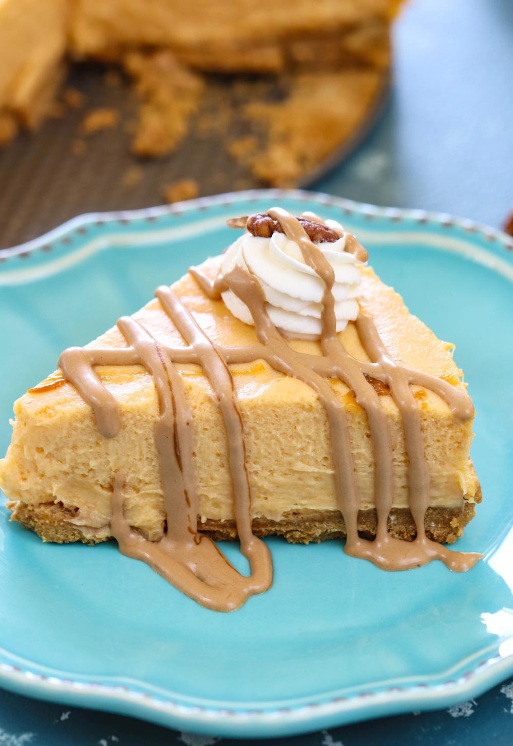 No Bake Coconut Pumpkin Mousse Pie - Ruchiskitchen