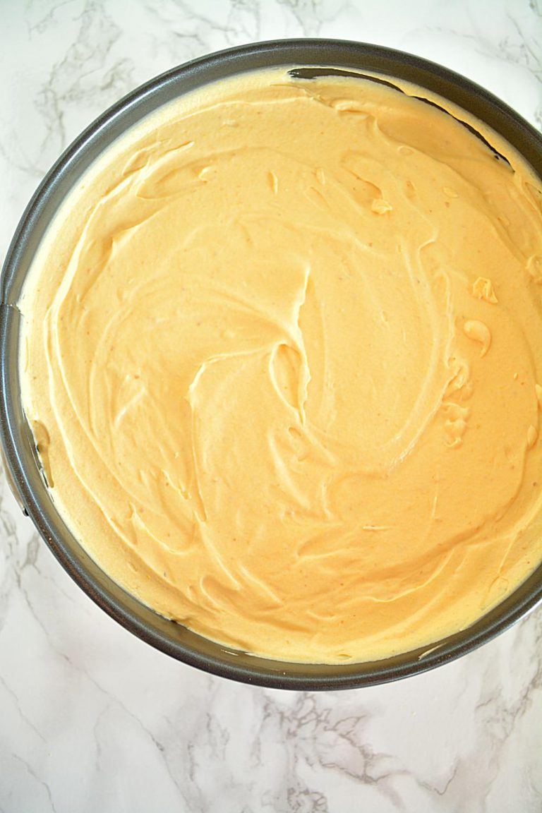 No Bake Coconut Pumpkin Mousse Pie - Ruchiskitchen
