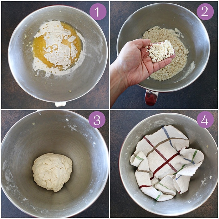 Dough in the making