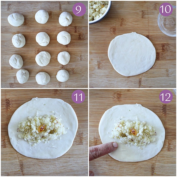 How to shape Gujiya