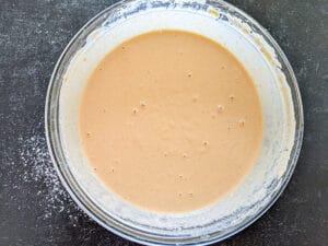 Jalebi batter after rest time