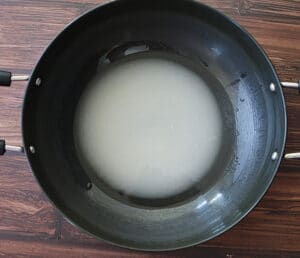 Combine sugar and water