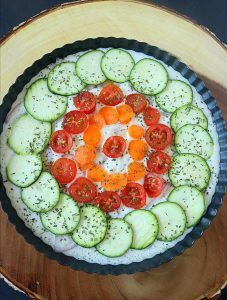 Veggie quiche - Ruchiskitchen