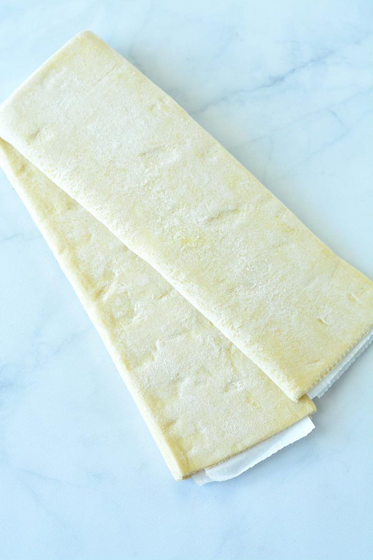 Thaw puff pastry sheets