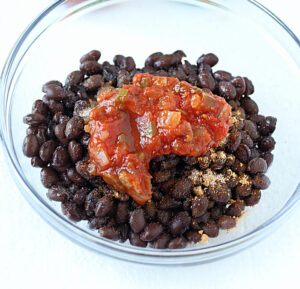 Add salsa