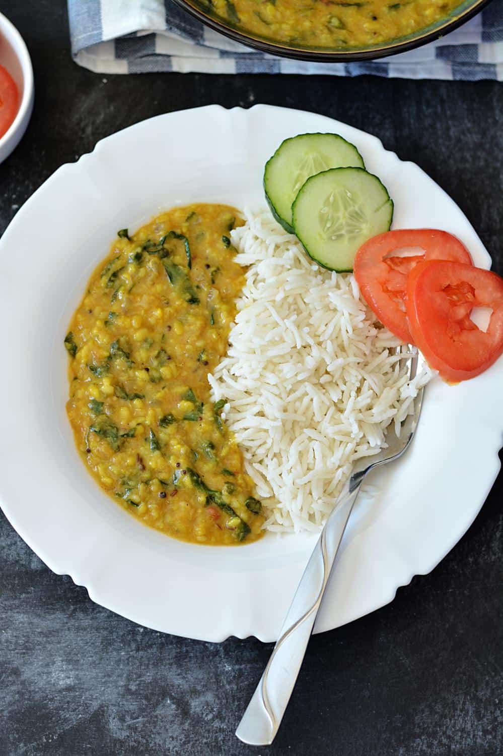 Dal palak recipe