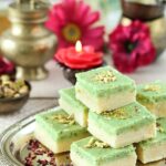Pista Burfi Recipe - Ruchiskitchen