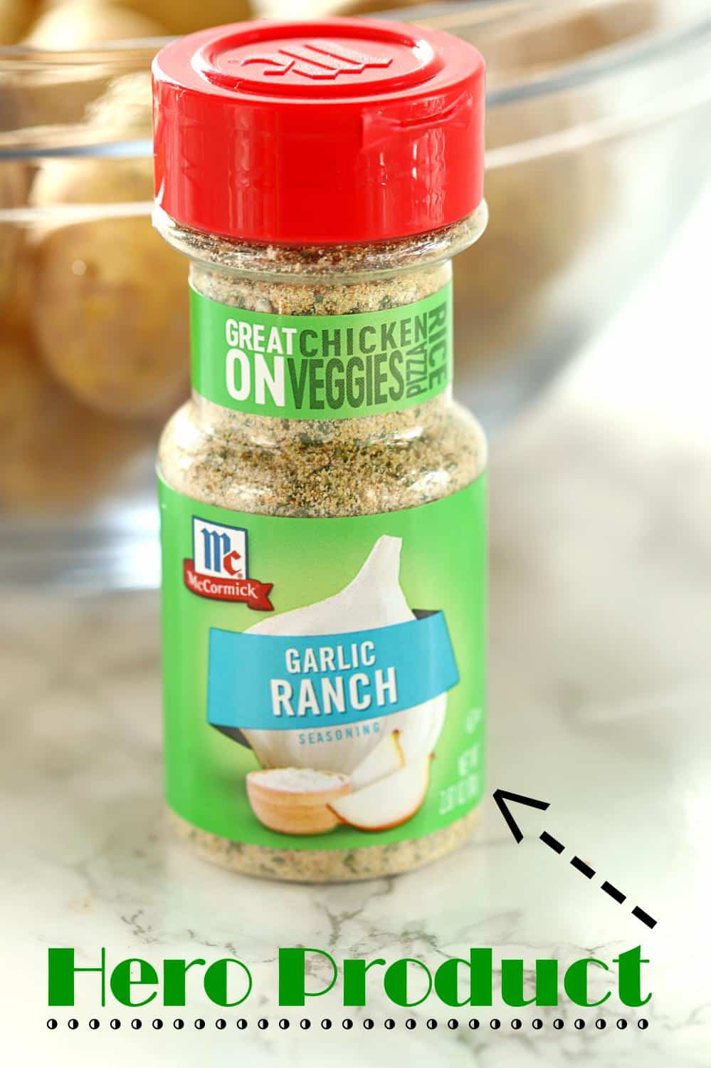 Crispy Oven baked Garlic Ranch Potatoes - Ruchiskitchen