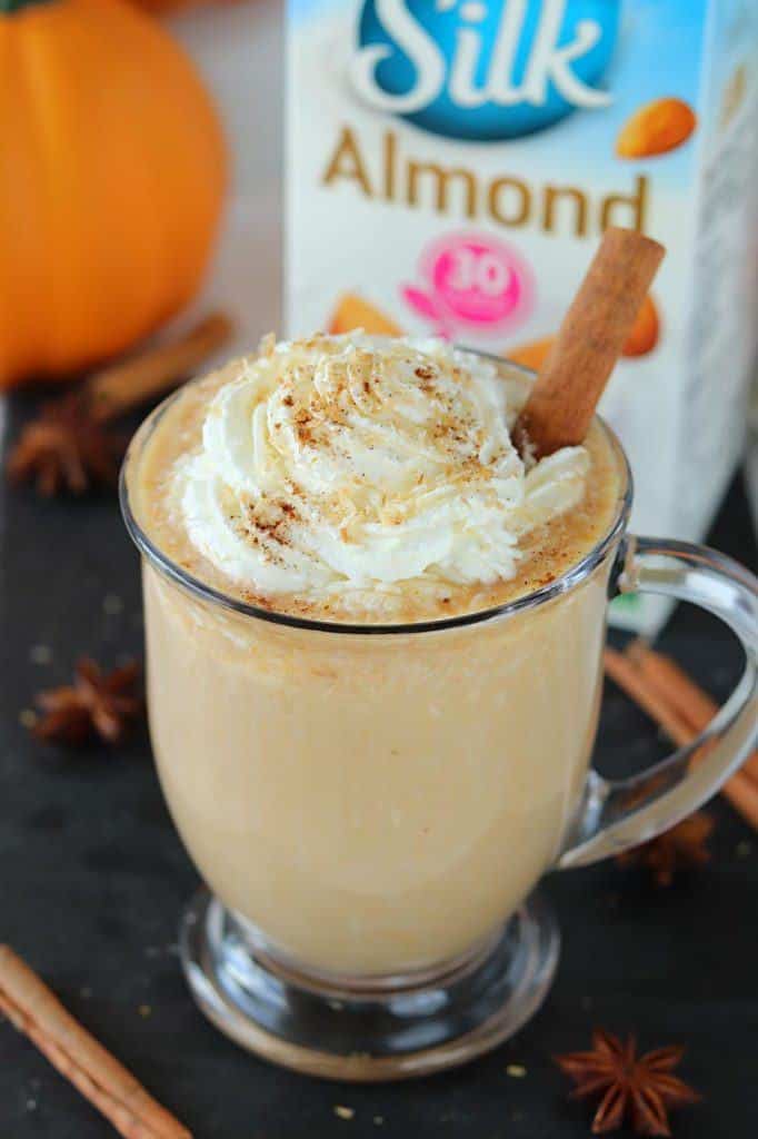 Toasted Coconut Pumpkin Spice Latte, homemade coconut pumpkin latte