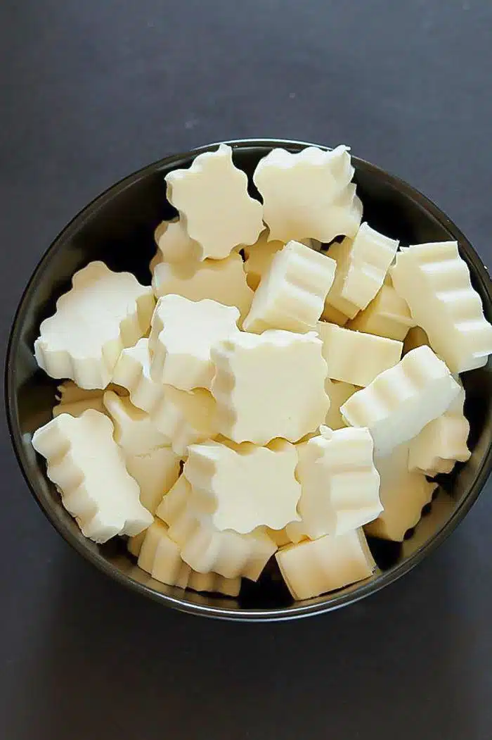Paneer cubes for Paneer Kali Mirch recipe