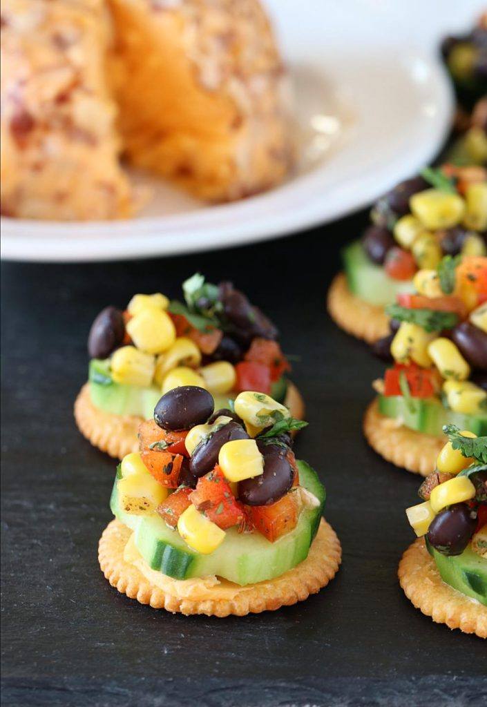 No Cook Bite Size Cheese Appetizer, Kaukauna cheese appetizer