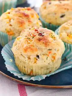 Unwrapped muffins