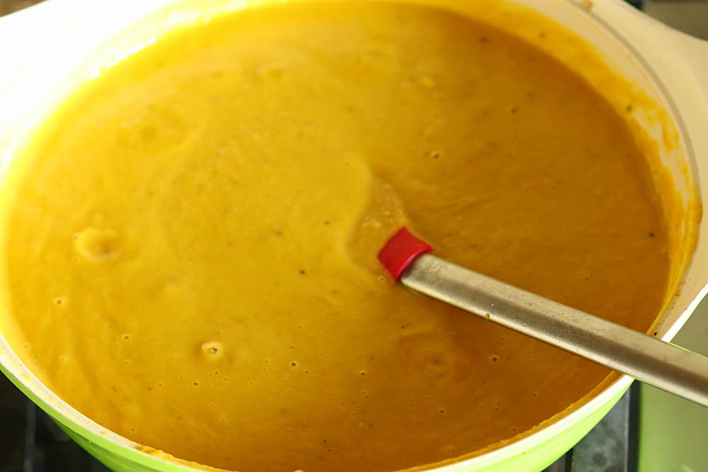 Blend the soup