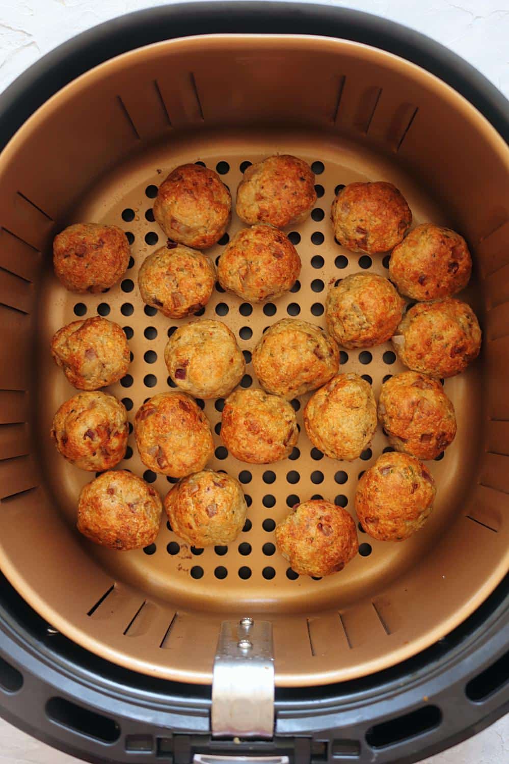 Baked Teriyaki Chicken Meatballs, Air fryer baked chicken meatballs