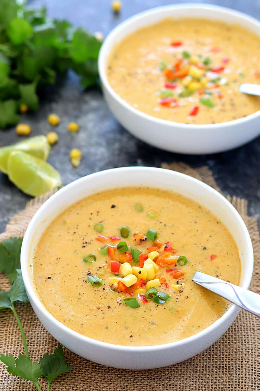 Veggie Mexican Corn Soup