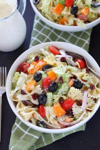 Cranberry Bowtie Pasta Salad