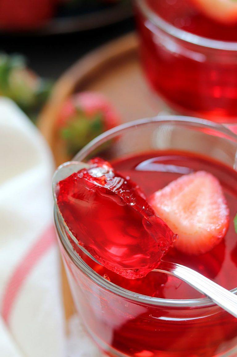 Homemade Vegan Strawberry Jelly, How to make jelly without gelatin