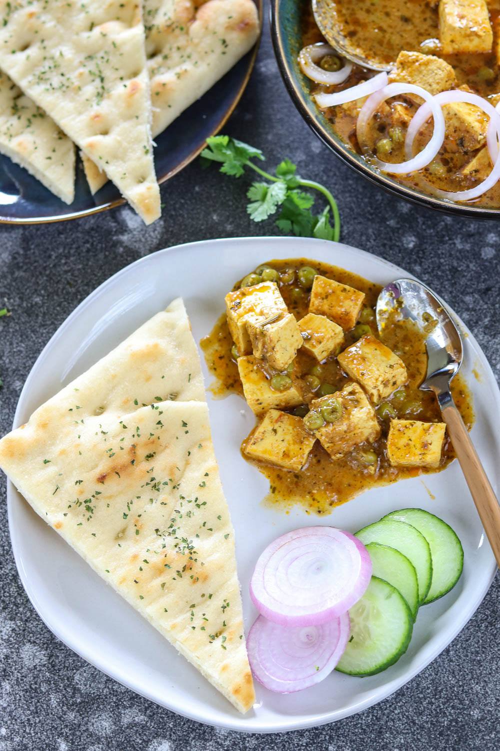 Instant Pot Indian Matar Paneer - Ruchiskitchen
