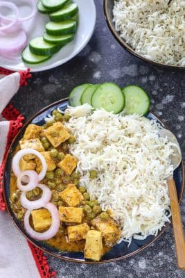 Instant Pot Matar Paneer Recipe - Ruchiskitchen