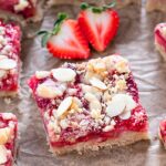 Sliced Strawberry Crumble Bars