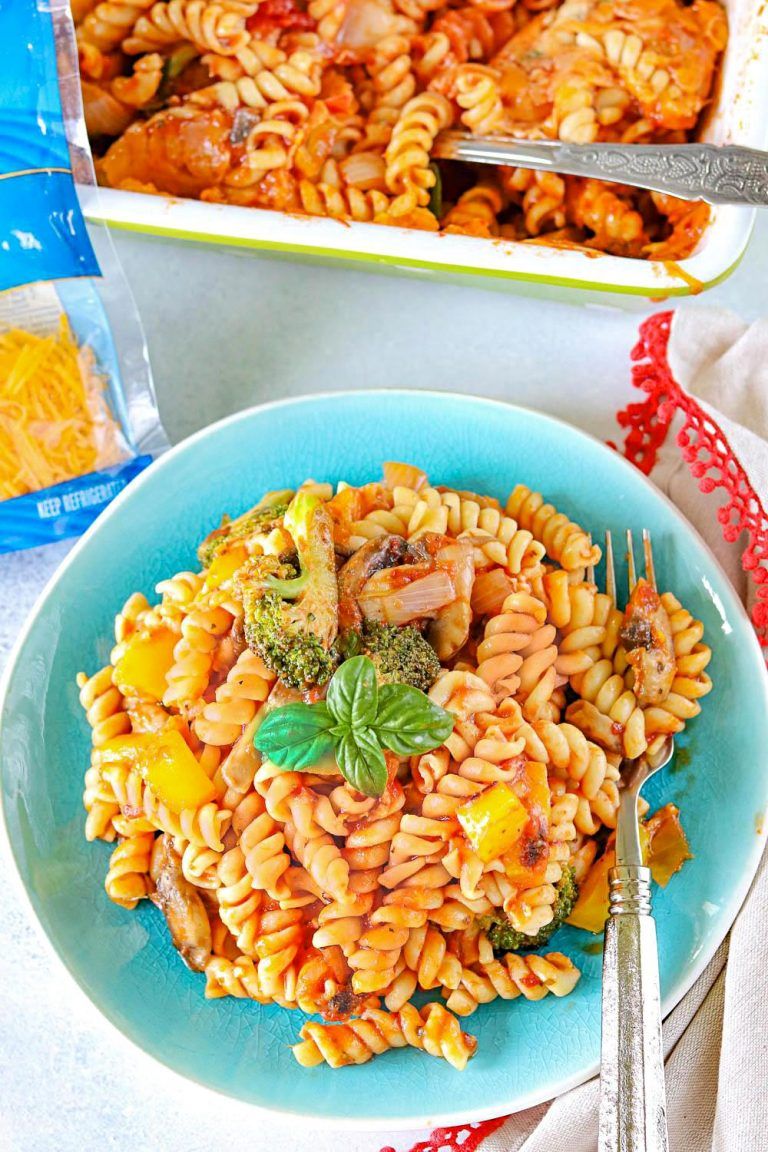 Baked Ziti With Summer Vegetables