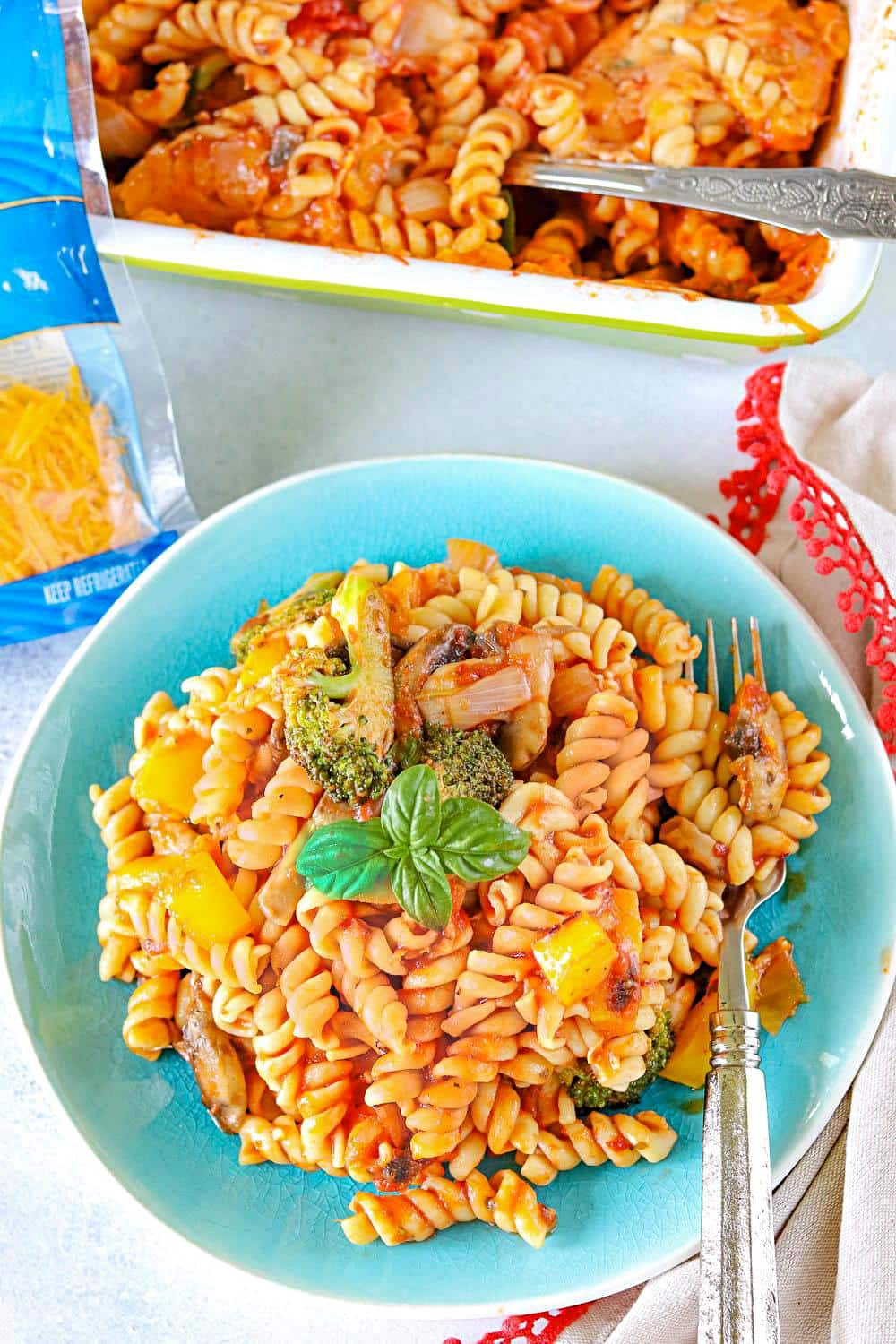 Baked Ziti With Summer Vegetables