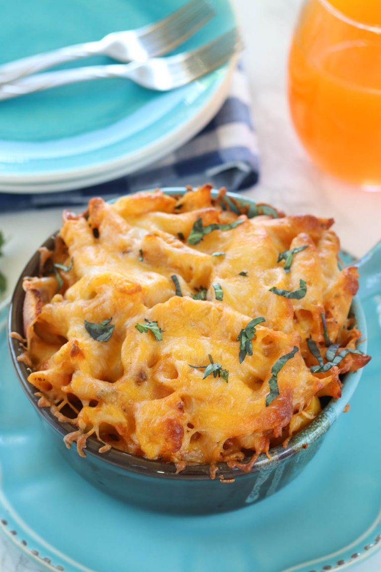 Baked Ziti With Summer Vegetables - Ruchiskitchen