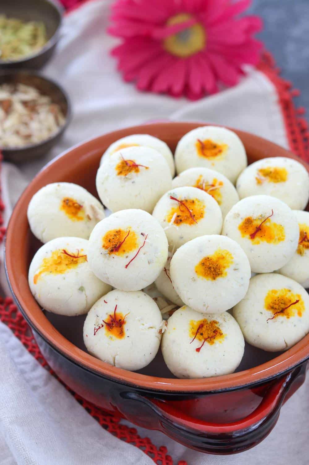 Coconut Malai Peda, Coconut Peda without Ricotta cheese