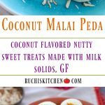 Coconut Malai Peda - Ruchiskitchen