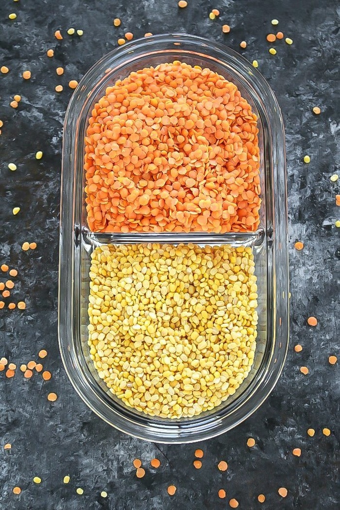 Ingredients for Dal palak
