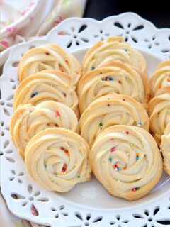 Cherry Topped Cookies - Ruchiskitchen