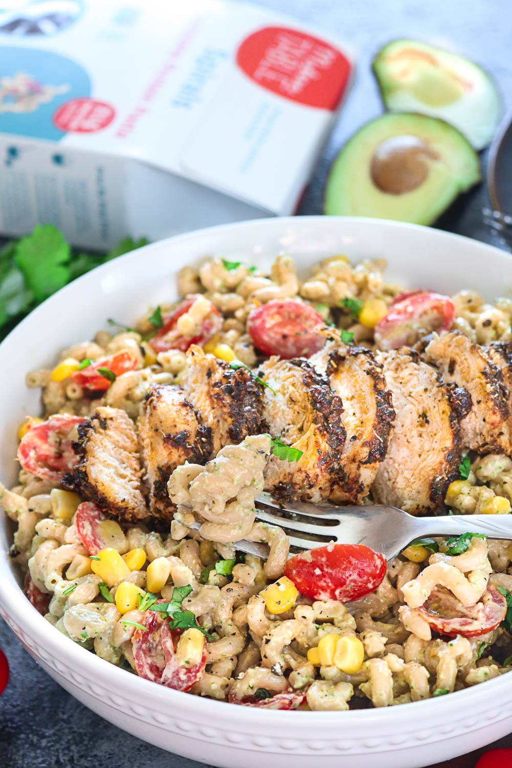 Cajun Chicken With Creamy Avocado Pasta - Ruchiskitchen