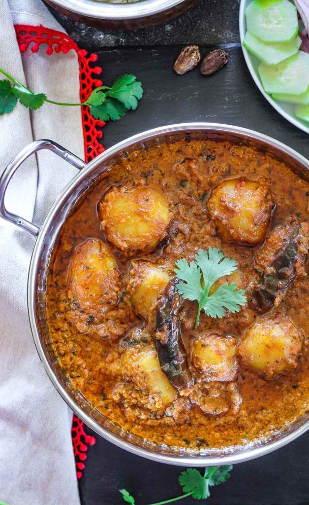 InstanT pot Dum Aloo half view- Ruchiskitchen