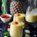 Pineapple Mango Pina Colada - Ruchiskitchen