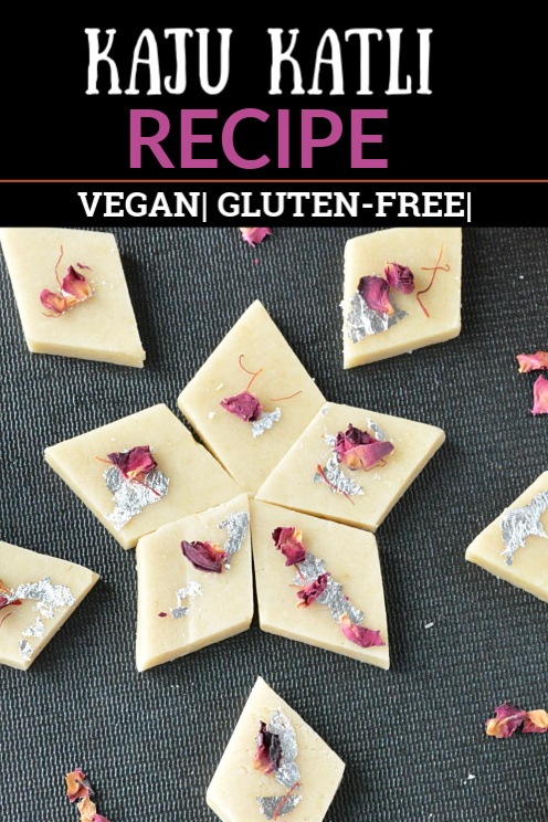 Kaju Katli or Cashew fudge Recipe