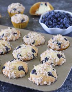 How to make Blueberry Muffins With Streusel Crumb Topping
