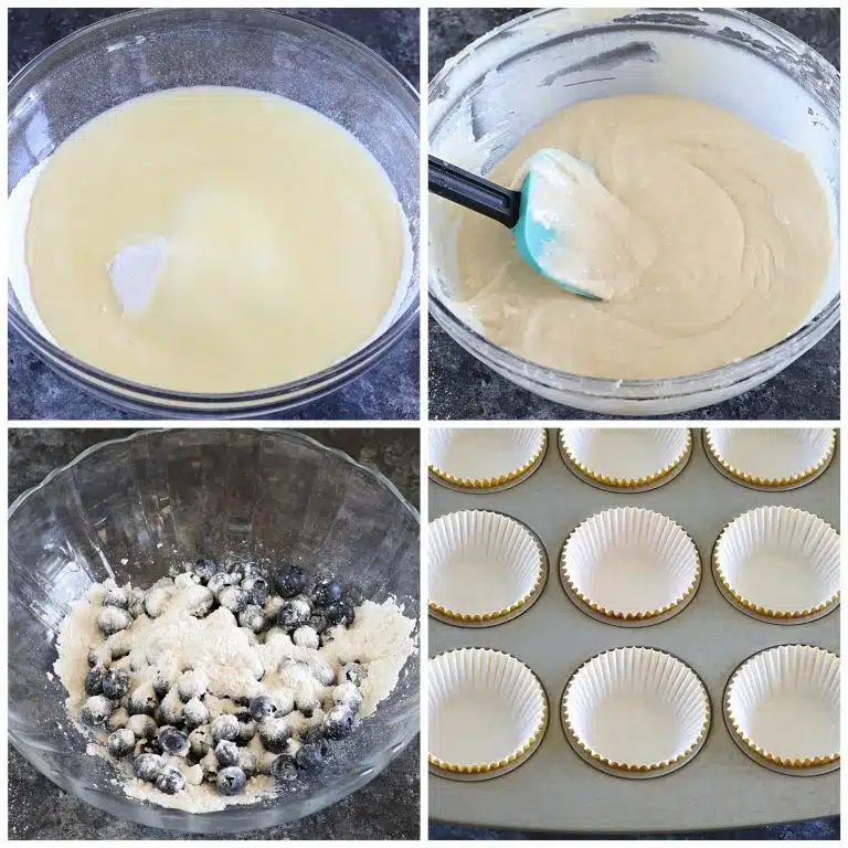 How to make Blueberry Muffins With Streusel Crumb Topping