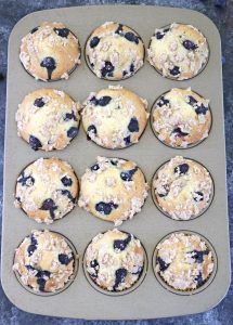 How to make Blueberry Muffins With Streusel Crumb Topping