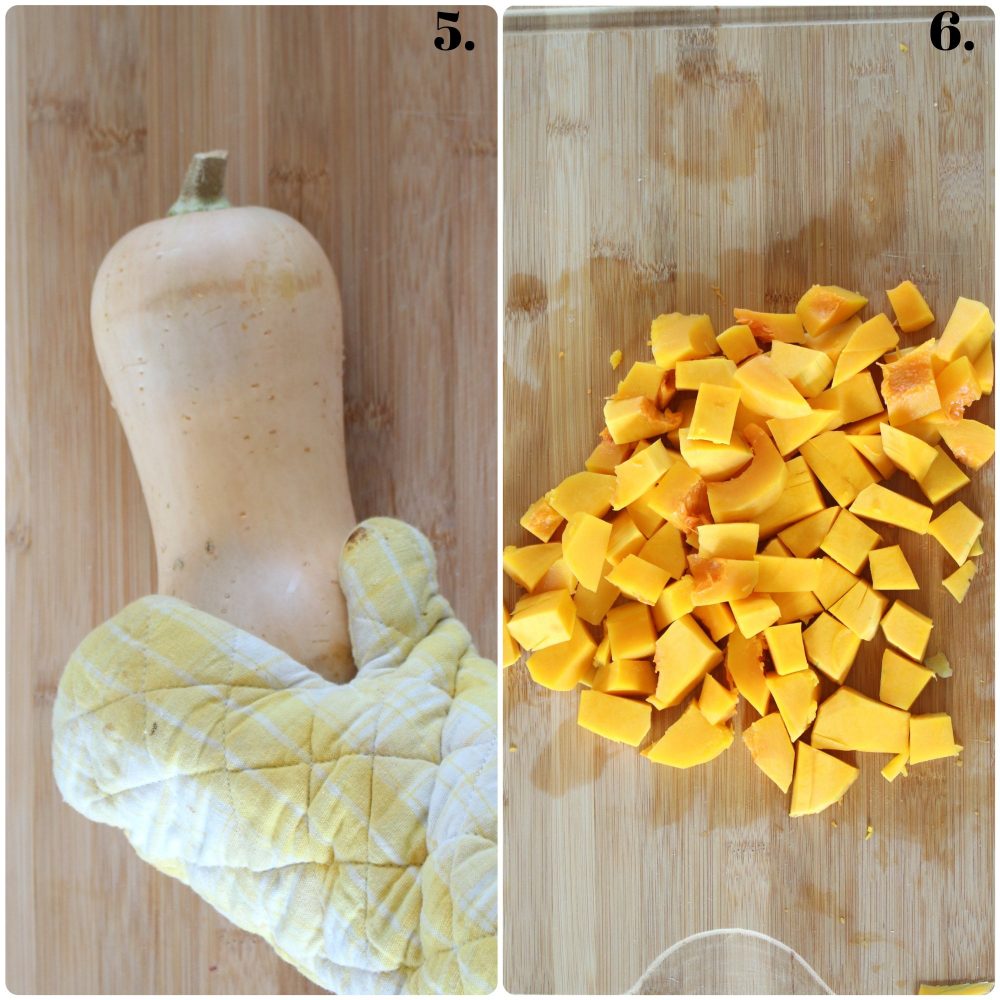 How to cut Butternut squash