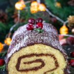 Holiday Yule Log cake