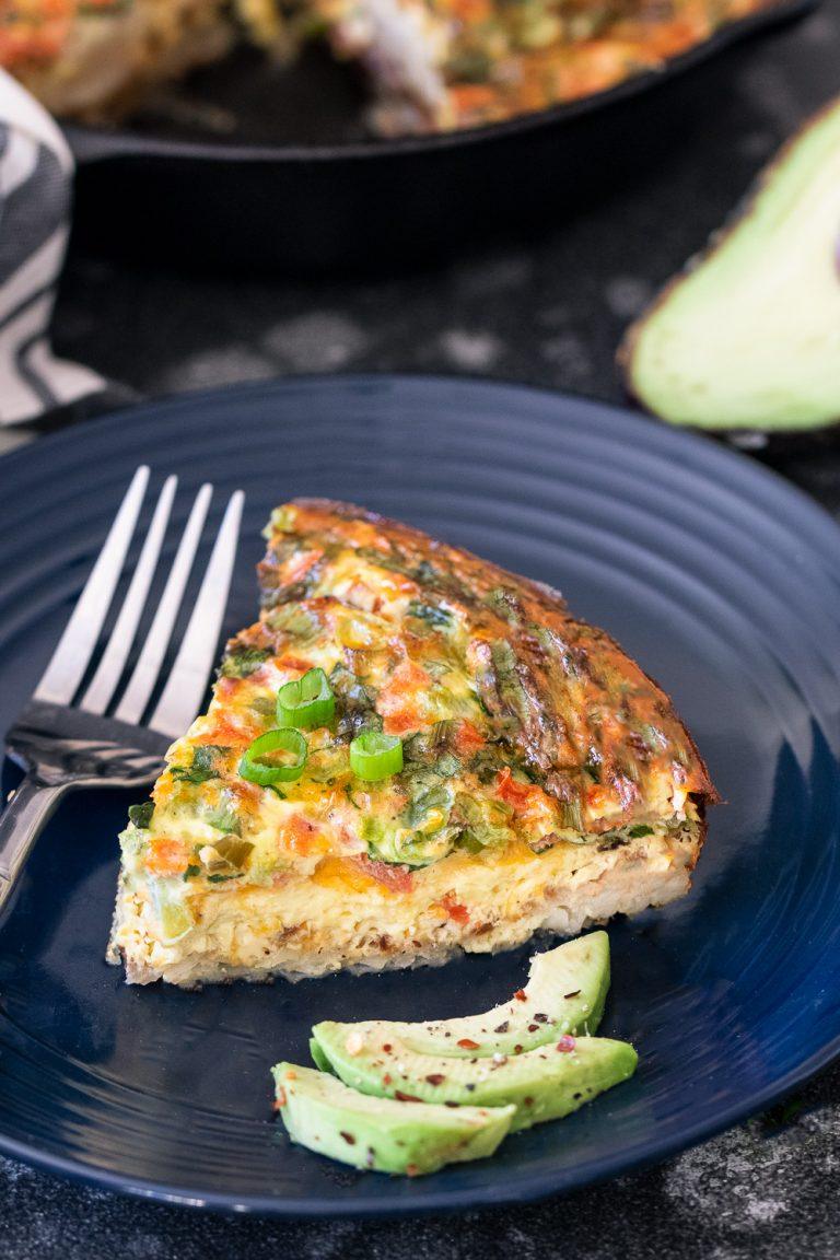 Hash Brown Frittata (Omelete baked in oven) Ruchiskitchen