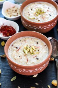 Cracked Wheat Porridge garnished with nuts - Meetha Daliya - Ruchiskitchen