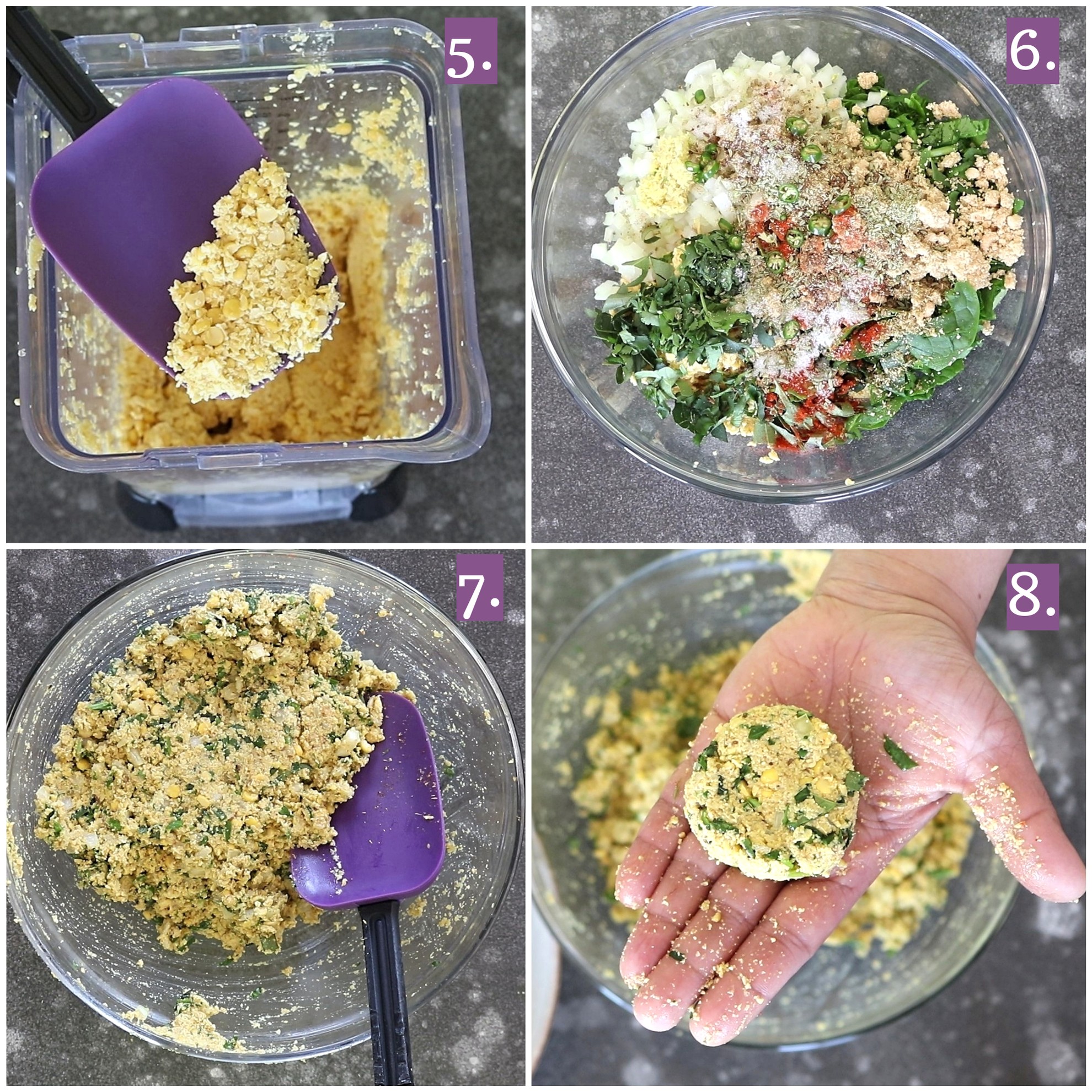 Making of vada patty