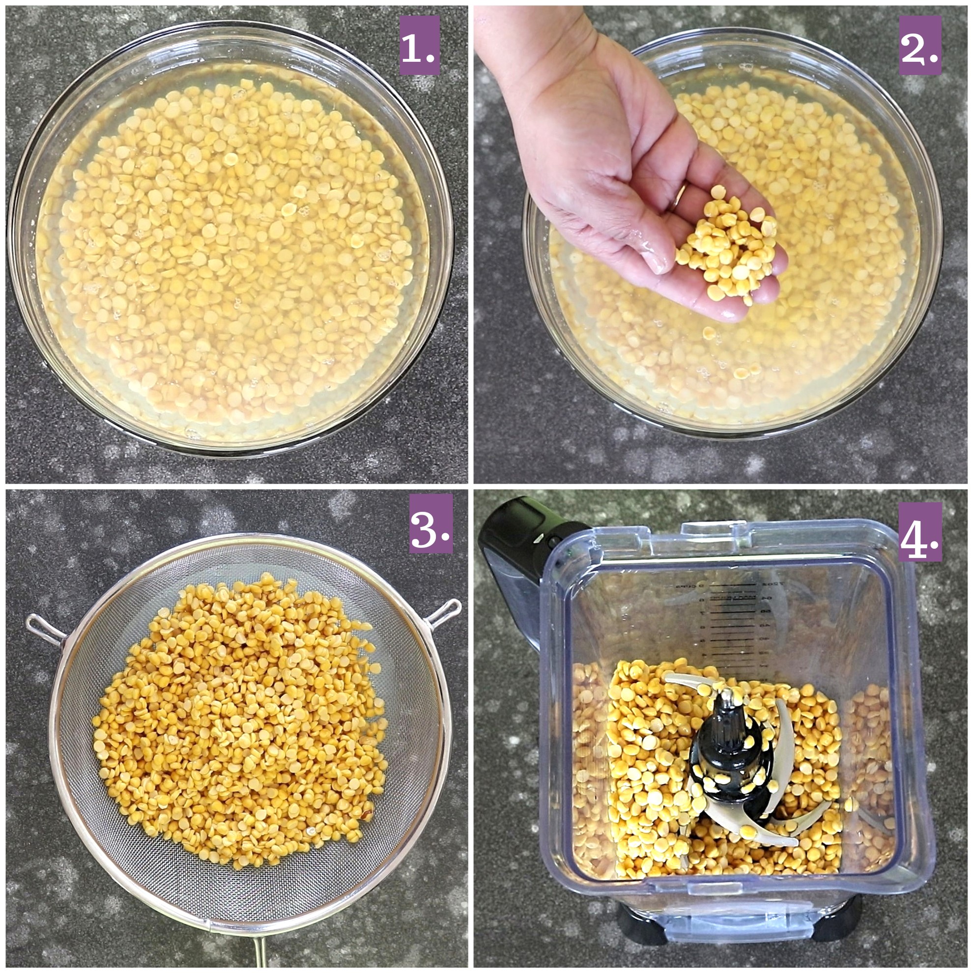 Soak chana dal