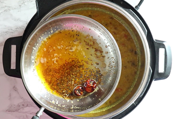 Add tadka to panchmel dal